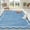 Blue, variant on 8x10 FT Modern Plain Area Rug, Washable Living Room Rug with Low Pile, Stain Resistant Surface, Non Slip Backing, Easy Clean Floor Carpet - Blue