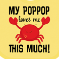 thumbnail image 4 of Inktastic My Poppop Loves Me Boys or Girls Baby Bib, 4 of 4