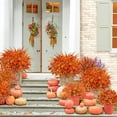 thumbnail image 2 of Uieke 36PCS Artificial Mums Outdoor Fall Fake Plastic Flowers Fake Autumn Plants No Fade for Outside Window Box Porch Planters Farmhouse Garden Decor C108, 2 of 3