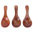 thumbnail image 1 of 3pcs Milk Powder Spoon Mini Wood Spoons Short Handle Ice Cream Scoop Kitchen Tea Accessories Sugar Spoons Home Tableware, 1 of 8