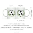 thumbnail image 5 of Koyal Wholesale Ceramic Coffee Mug, Garden Green Monogram Initial Letter X, 5 of 5