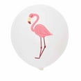 thumbnail image 3 of KAKOWELY Juego de 50 globos de látex hawaianos de 12 pulgadas con estampado de flamencos, adornos para fiestas temáticas de verano, sin cinta (10 unidades en 1 juego), 3 of 5