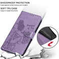 thumbnail image 5 of Wallet Case for Samsung Galaxy S20 Plus, Premium Embossed PU Leather Flip Cover with Card Holder Kickstand Wrist Strap, Full Body Phone Protection Case for Samsung Galaxy S20 Plus, S5purple, 5 of 11