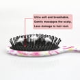 thumbnail image 5 of Pink Breast Cancer and Pioneer Flower Hair Brush,Girls Detangling Hair Brush,Glide Through Tangles with Ease for Wet & Dry Hair,8.8"X2.8", 5 of 7