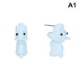 thumbnail image 2 of 1Pair Cute Animal Bite Earring Cartoon Soft Clay Animal Earring Dinosaur Earring, 2 of 6