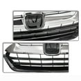 thumbnail image 5 of Grille Compatible With 2017 2018 2019 Honda CR-V Front Chrome Bumper Grill, 5 of 6
