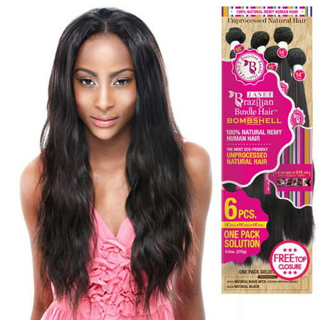 Janet collection Unprocessed Brazilian Virgin Remy Human Hair Weave ...