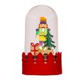 thumbnail image 1 of decoraciones navideñas luces led adornos de madera regalos de navidad adornos de alces de papá noel, 1 of 4