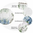 thumbnail image 6 of Blue Flower Waterproof Fabric Shower Curtain,Sage Green Eucalyptus Leaves Farm Plant Waterproof Fabric Shower Curtain for Bathroom Curtains Bathtubs Hotel Shower Curtains with 12 Hooks Standard 72x72, 6 of 8