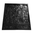 thumbnail image 4 of Wall Mold Form, Recyclable Plastic Concrete Forms Simple Operation Wear Resistant Long Lasting ABS Material  For Courtyard For Garden Decoration, 4 of 8