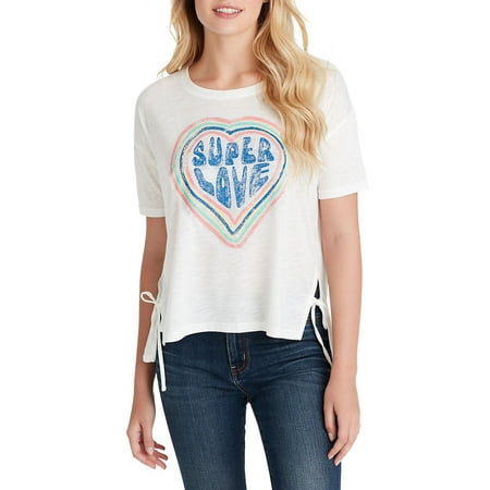jessica simpson plus size eunice side tie te