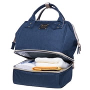 KAUKKO Multi-Function Bag Baby Backpack Large Capacity Backpack(08-Blue)