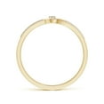 thumbnail image 2 of ANGARA Natural Diamond Heart Promise Ring in 14K Yellow Gold for Women (Size-1.5mm | Color-K | Clarity-I3) | April Birthstone, Birthday, Anniversary, Jewelry Gift for Women | Natural Diamond Ring, 2 of 9