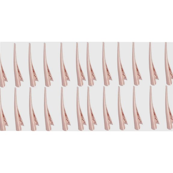 24 Pcs Duckbill Clip Curly Hair Clips Makeup Hair Clips Professional Hair Clips Duck Billed Hair Clips Plastic Duckbill Hair Clips Professional Salon Hairclip Hair Styling Clips