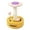 Yellow, variant on DOPI Cat Climbing Frame Sunflower Shape Tear-resistant Sisal Cartoon Kitten Scratching Post with Pompom Pet Supplies