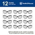 thumbnail image 2 of Gafas de seguridad Smith & Wesson Elite 21306 para interiores y exteriores, 2 of 9