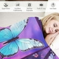 thumbnail image 3 of ARISTURING Butterfly Blanket Gifts for Women Girls Super Soft Cozy Purple Butterfly Stuff Decor Throw Blanket Warm Plush Butterfly Animal Flannel Gifts Blankets for Kids Adults, 3 of 6