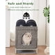 thumbnail image 3 of Caja de arena para gatos SETVSON Hidden Furniture, gris, 3 of 8