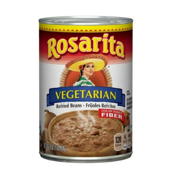 Rosaritas Refried Beans Vegetarian 16oz (Pack of 3)