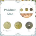 thumbnail image 2 of 116~120 cuentas de jade verde natural de 6 mm, cuentas de piedras preciosas naturales, cuentas de piedra energética, cuentas de jade verde chino, cuentas espaciadoras redondas con agujero de 1 mm, 2 of 6