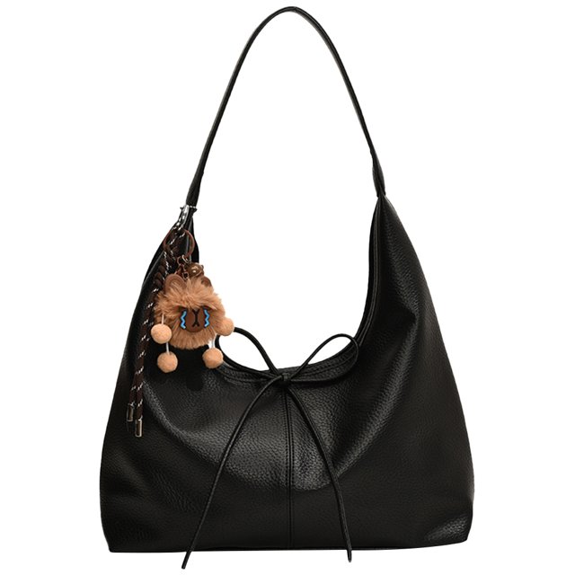 Bolso Hombro para Mujer Con Lazo Piel Sintética Desplazamientos Y Viajes