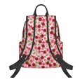 thumbnail image 2 of Naloa Rose Flowers Print Lightweight DayBackpack Suitable for school, work, shopping, travel, etc., 2 of 5
