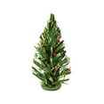 thumbnail image 2 of Suncoda Arbres Décoratifs, Aiguilles de Pin de Sapin de Noël Fruits Rouges Décorations Ornements Transfrontaliers Europe et États-Unis Anneau de Porte Flocage Ornements Suspendus du Nouvel An, 2 of 6