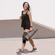 JIUFENTIAN Copper Knee Brace Support for Men and Women Knee Compression Sleeve for Knee Arthritis Pain Relief-L