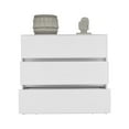 thumbnail image 6 of Newboti Furniture Dresser Maldus, Three Drawers, White Finish 40839, 6 of 7