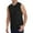 Black, variant on Men's Fashion Casual Solid Color Sports Fitness Sleeveless Vest - Polyester/Spandex/Cotton, All Seasons