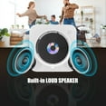 thumbnail image 4 of Gueray Bluetooth Portable CD Player, Wall Mountable Music Player Home Audio Speaker, with Remote Control, White, 4 of 8