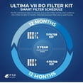thumbnail image 3 of Ultima VII 5-Stage Reverse Osmosis Water Filter Kit – Compatible with Ultima 7 RO System, Includes 50 GPD Membrane, Annual Replacement, Change Every 6-12 Months, 3 of 8