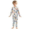 thumbnail image 3 of joogoo Puppy Dogs Cartoon Pajamas Set Long Sleeve Soft Cotton Sleepwear 2 Piece 18M, 3 of 7