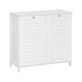 thumbnail image 3 of RiverRidge Ellsworth Double Tilt-Out Laundry Hamper Cabinet with Cloth Storage Bag - White, 3 of 10