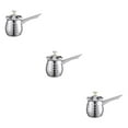 thumbnail image 1 of VONKY Stainless Steel Milk Cup Extra Thick And Good Conduction For Heating Silver 600ml 3Set, 1 of 1