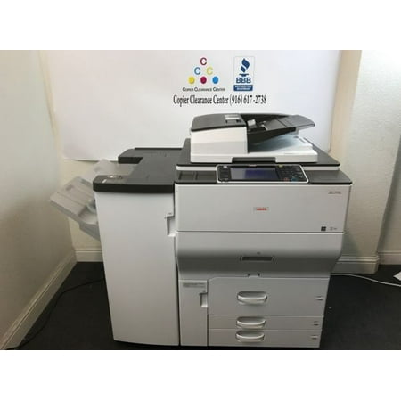 Ricoh Lanier Aficio MP C6502 Color Copier Printer Scanner Finisher LOW 589k (Best Low Cost Printer In India)