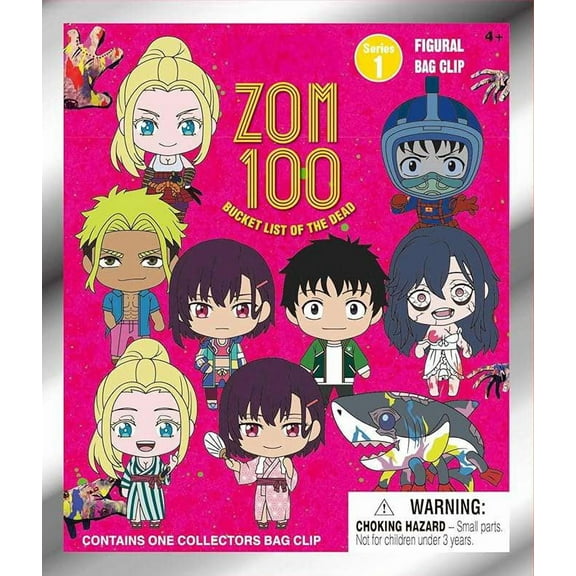 3D Figural Foam Bag Clip Zom 100 Series 1 Mystery Pack (1 RANDOM Figure)