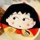 thumbnail image 2 of Dibujos animados Chibi Maruko linda almohada en forma de U con sombrero avión pareja viaje oficina dormitorio siesta almohada regalo para niños y amigos zhangyuxiang LED, 2 of 2