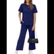 thumbnail image 1 of Conjunto Deportivo de Dos Piezas para Mujer, Informal, de Corta y Pantalón . Azul Oscuro L, 1 of 5