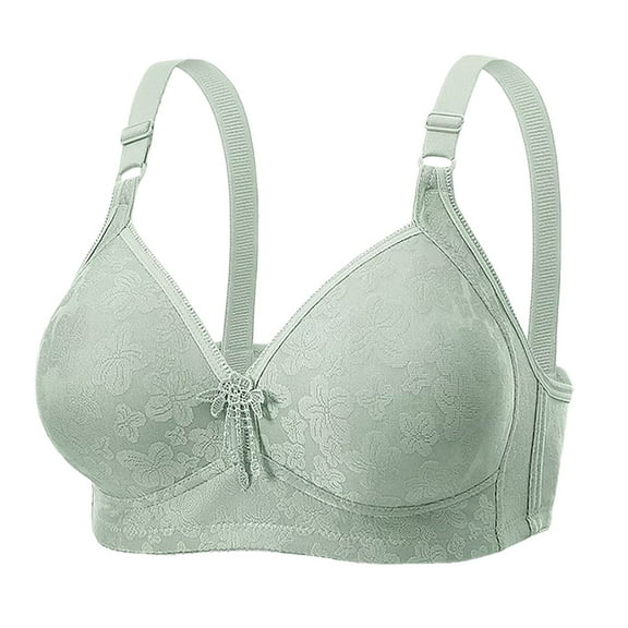 Hrsba Womens Wireless Bra Maternity Nursing Bra Three Hook Closure Breathable Stretch Everyday Comfortable Bra