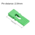 thumbnail image 2 of Uxcell 0.1" Jumper Cap Lengthened Short Circuit Connection Cap Green 30pcs, 2 of 5