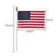 thumbnail image 3 of Small Us Flags Mini American Flag On Stick 4" X 6" - Small Mini American Flags, 3 of 6