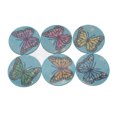 thumbnail image 3 of Kit De Posavasos De Pintura De Diamantes De Imitación, Posavasos De Arte De Diamantes De Imitación Con Fondo De Corcho, Fuerte Adherencia Para Principiantes Para Cumpleaños ANGGREK DIY Rhinestone Painting Coasters, 3 of 8