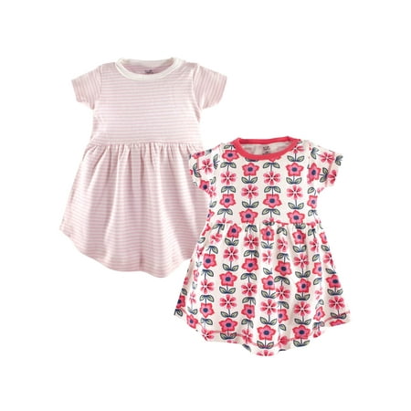 Organic Short Sleeve Dresses, 2-pack (Toddler