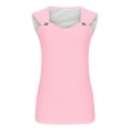 thumbnail image 4 of Buigttklop Womens Tank Tops 2024 Summer T Shirts V Neck Sleeveless Casual Loose Blouses, 4 of 4
