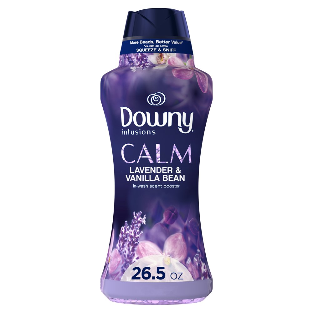 Downy Infusions InWash Scent Booster Beads, Calm, Lavender & Vanilla