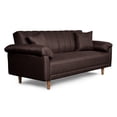 thumbnail image 3 of Sofá Cama de Lino Chocolate Makora Modelo Brooklyn, 3 of 8