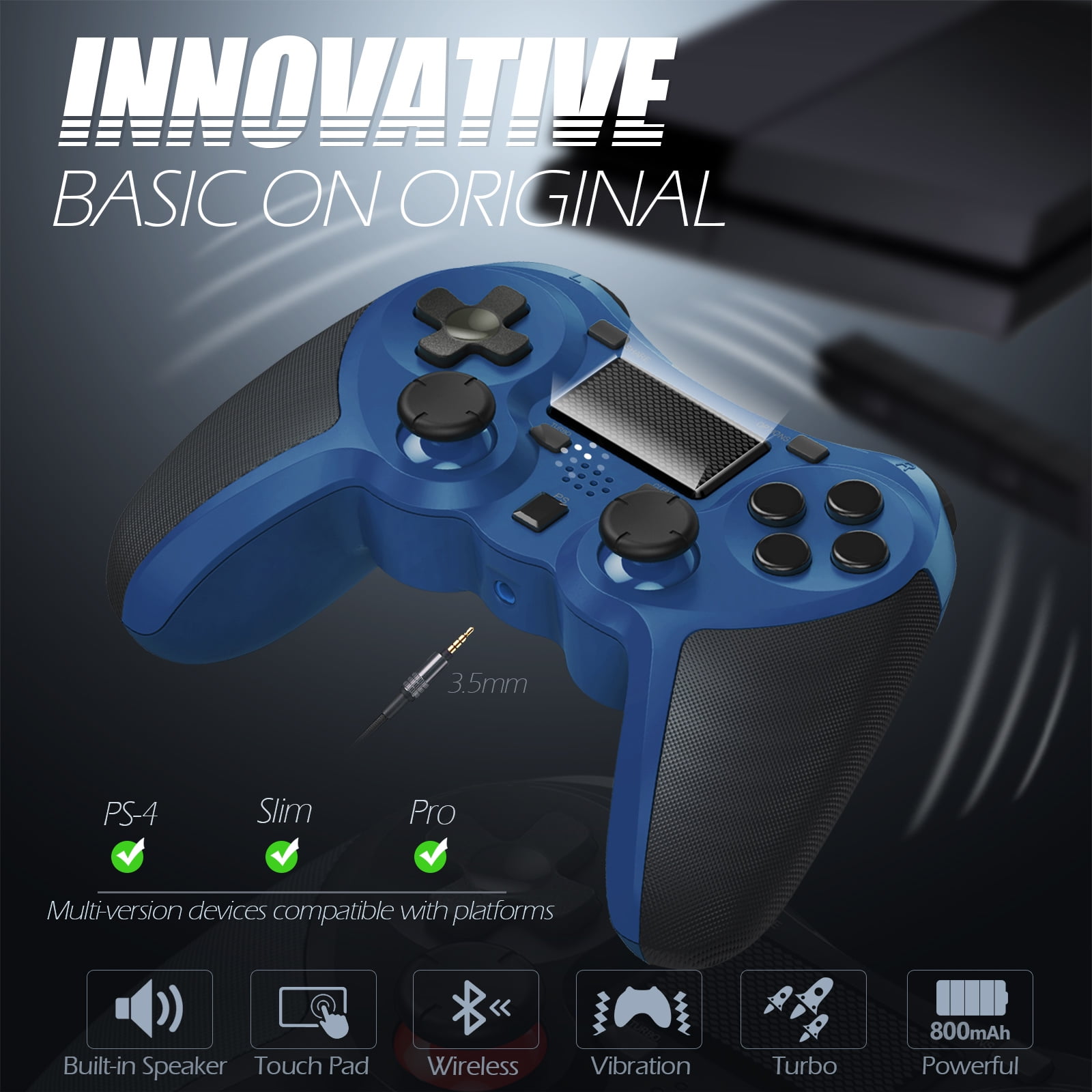  OFOTEIN Wireless Controller for PS4, PS4 Controller