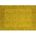 thumbnail image 1 of Ahgly Company Machine Washable Indoor Rectangle Oriental Yellow Industrial Area Rugs, 5' x 8', 1 of 4