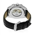 thumbnail image 2 of Reign Carlisle Automatic Skeleton Leather-Band Watch - Silver/Black, 2 of 2